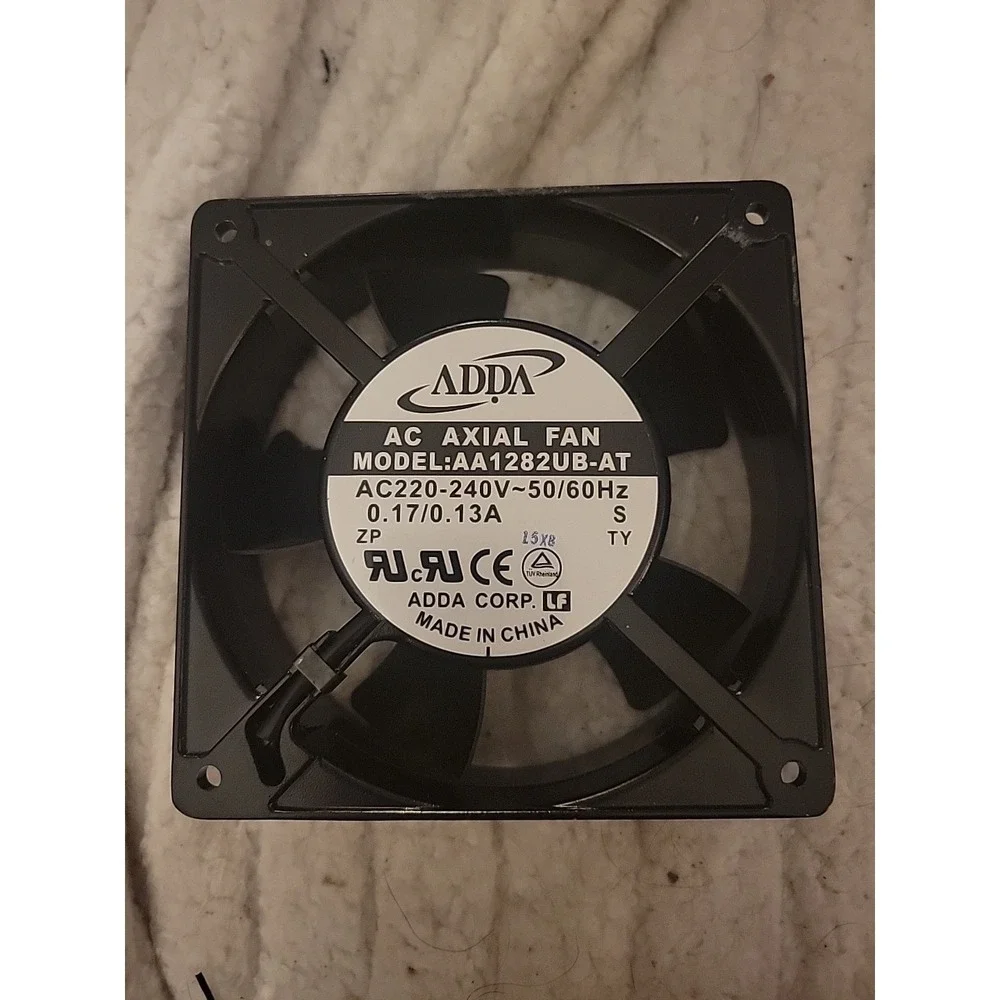 1PC ADDA AA1282UB-AT Cooling Fan 12CM 12038‎ AC220-240V 2Pin AA1282UBAT New